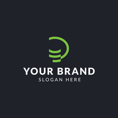 collection initial letter P logo template. icons for business of fashion, sport, automotive, technology