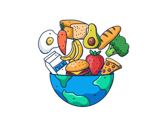 doodle world food day