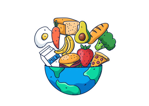 doodle world food day