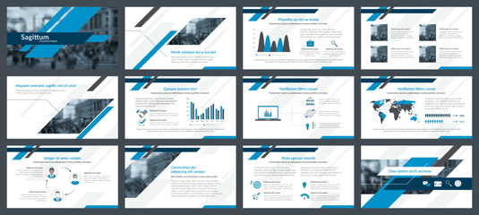 Elements of infographics for presentations templates. Annual report, leaflet, book cover design. Brochure layout, flyer template design. Corporate report, advertising template in vector Illustration. 