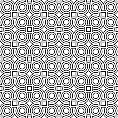 Vector seamless with geometric Chinese pattern 