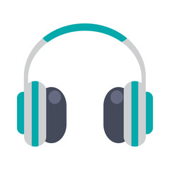 headphones icon isolated