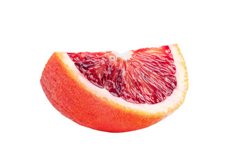 Blood orange isolated in transparent png