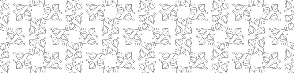 鬼灯がモチーフのパターン_背景グラフィック素材