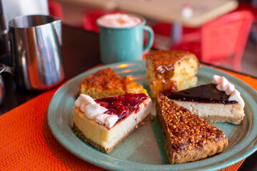Rebanadas de pastel