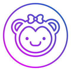 Obraz premium animal emojis icons