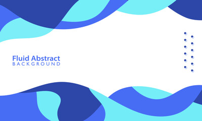 Colorful fluid abstract shapes background