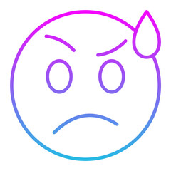Confusing Line Gradient Icon