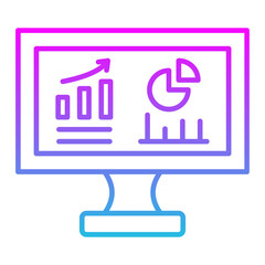 Dashboard Line Gradient Icon