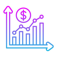 Grow Up Line Gradient Icon