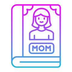 Book Line Gradient Icon