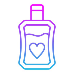 Perfume Line Gradient Icon