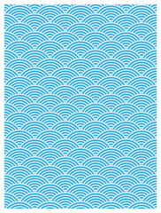 Japan wave seamless pattern