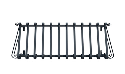 3d Render Building Structure On White