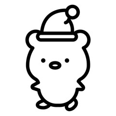 bear cartoon icon 