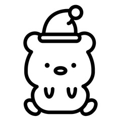 Obraz premium bear cartoon icon 