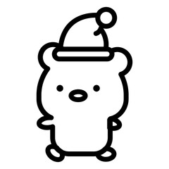 bear cartoon icon 