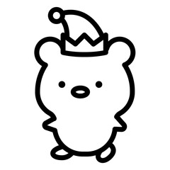 bear cartoon icon 