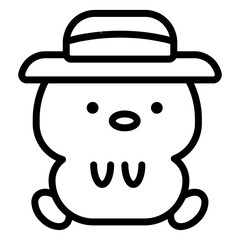 bear cartoon icon 