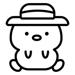 bear cartoon icon 