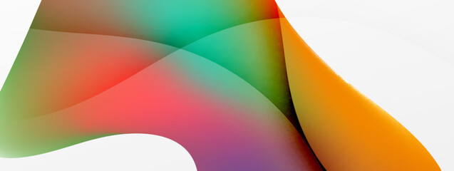 Abstract background. Fluid gradient color wave template for wallpaper, banner, background or landing