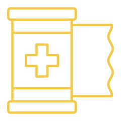 Bandage Multicolor Line Icon