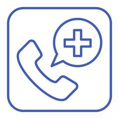 Obraz premium Call Log Multicolor Line Icon