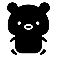 bear cartoon icon 