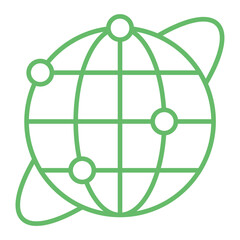 Internet Multicolor Line Icon