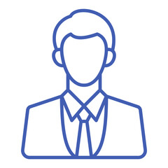 Manager Multicolor Line Icon