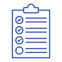 List Multicolor Line Icon