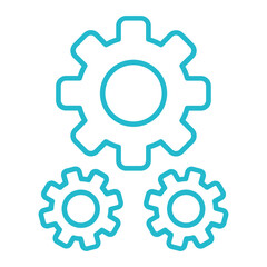 Settings Multicolor Line Icon