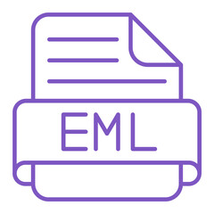 Eml Multicolor Line Icon