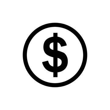 money icon isolated vector illustration