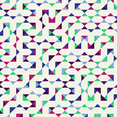 Color Rhombus tile tessellation pattern illustration