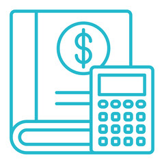 Ledger Multicolor Line Icon