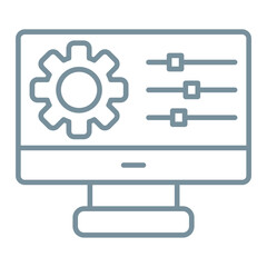 Configuration Multicolor Line Icon