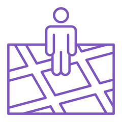 Street View Multicolor Line Icon