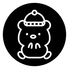 bear cartoon icon 
