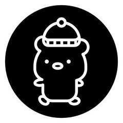 Obraz premium bear cartoon icon 