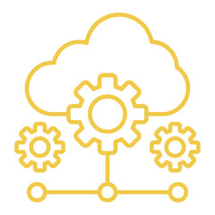 Saas Multicolor Line Icon