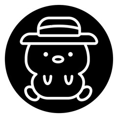 bear cartoon icon 