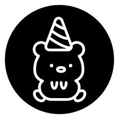 bear cartoon icon 
