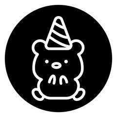 bear cartoon icon 
