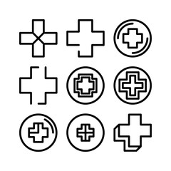 medical icon or logo isolated sign symbol vector illustration - high quality black style vector icons
