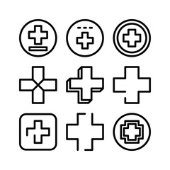 medical icon or logo isolated sign symbol vector illustration - high quality black style vector icons
