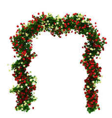 3d Render Brush Tree Isolated  on white