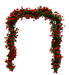 3d Render Brush Tree Isolated  on white