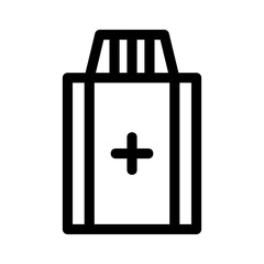 bottle medicine icon or logo isolated sign symbol vector illustration - high quality black style vector icons
