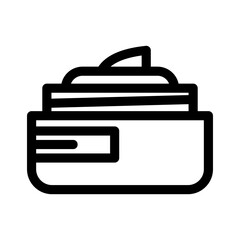 cream icon or logo isolated sign symbol vector illustration - high quality black style vector icons
